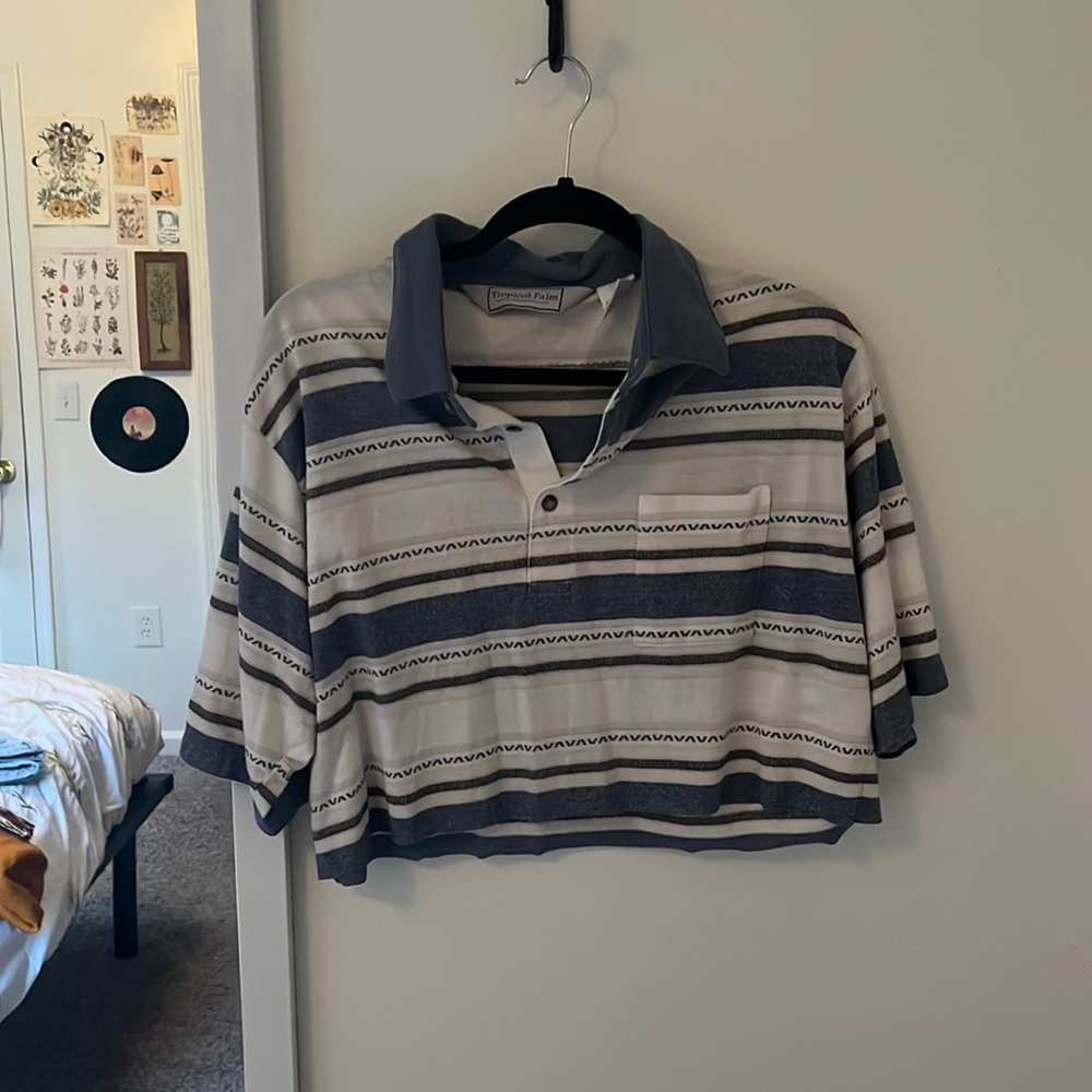 Cropped vintage polo (XL)